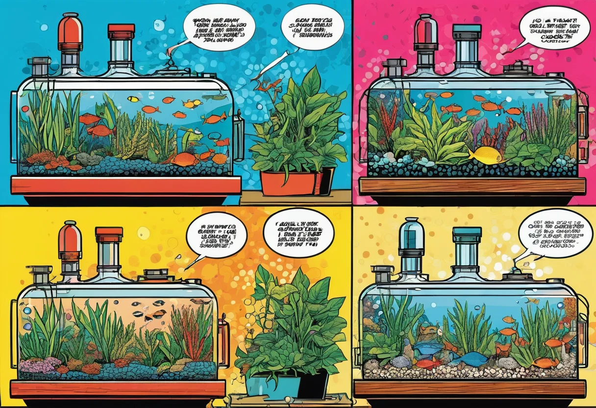 CO2 Anlage, Diffusor und Dauertest in einem bepflanzten Aquarium