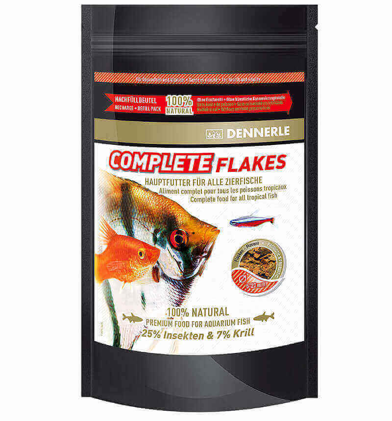 Dennerle Complete Flakes Flockenfutter Nachfüllbeutel 750 ml