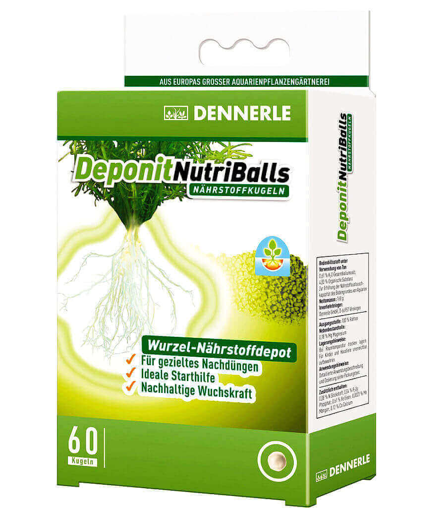 Dennerle Deponit NutriBalls 60 Düngekugeln für Aquarienpflanzen