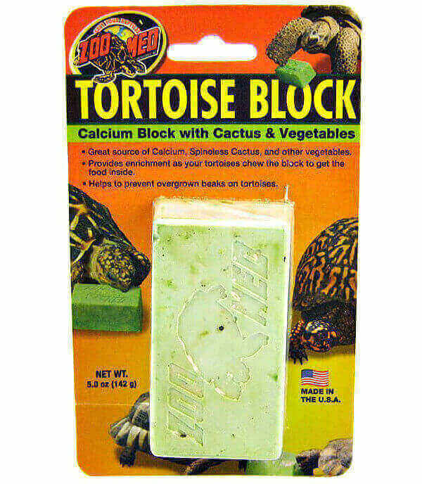 Zoo Med Tortoise Block Futterstein mit Opuntia Kaktus